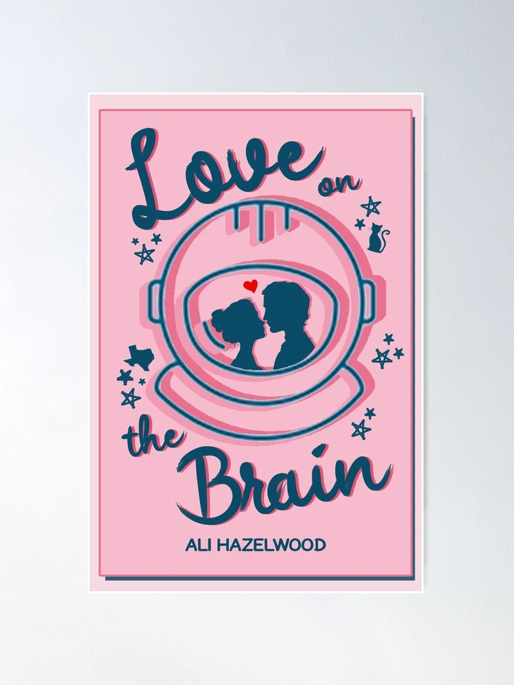 Ali Hazelwood book stack Poster for Sale by PaintedByJamie