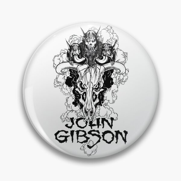 Item preview, Pushead John Gibson Skull designed and sold by Pus Fan.
