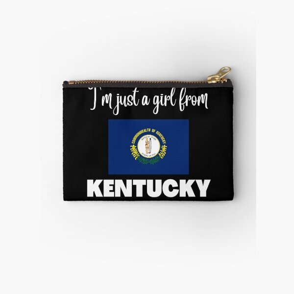 Item preview, I’m just a girl from Kentucky- State pride design for women and girls designed and sold by DesignsByDaddy.