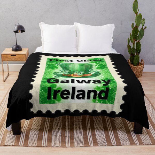 Item preview, First Class Galway Ireland Stamp designed and sold by IrishPOD.