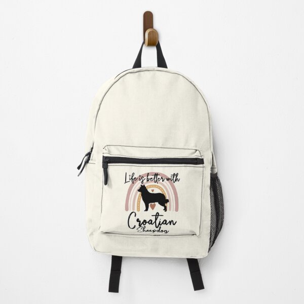 Item preview, Croatian Sheepdog Dog Rainbow Aesthetic Boho designed and sold by rafaeltto.