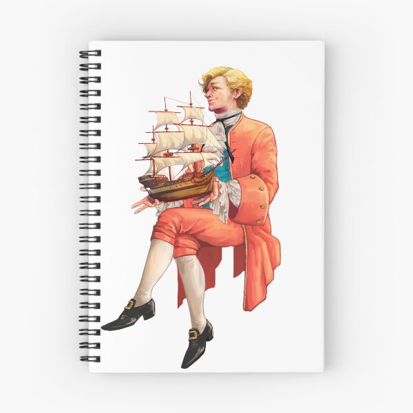 Item preview, A man and his teeny-tiny ship designed and sold by Mariemarion.