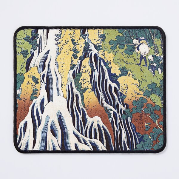 Item preview, Kirifuri Waterfall on Mount Kurokami by Katsushika Hokusai designed and sold by Takeda-art.