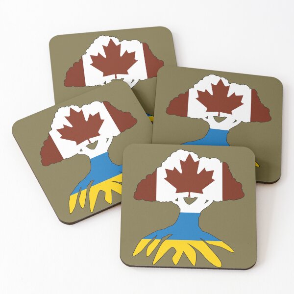 Item preview, Canadian Grown With Ukrainian Roots designed and sold by ViewerEqualsPhoton.