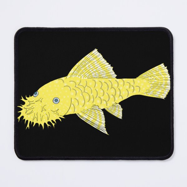 Item preview, Blue Eye Lemon Bristlenose Pleco - Lemon Flavor - Black Background designed and sold by ReverendMothman.
