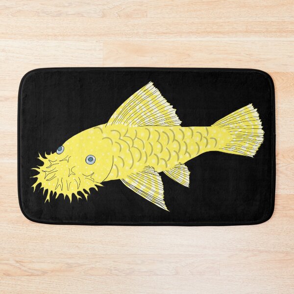 Item preview, Blue Eye Lemon Bristlenose Pleco - Lemon Flavor - Black Background designed and sold by ReverendMothman.