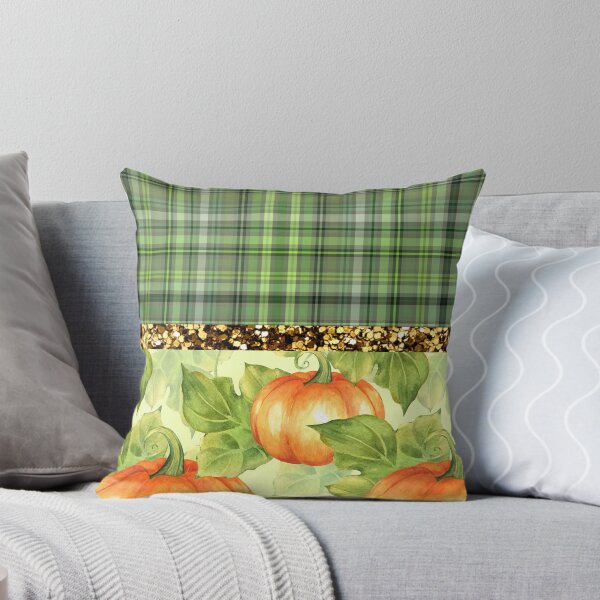 Item preview, Pumpkin Patch With Glitter (Plaid 2) designed and sold by SimplyMe-Plus.