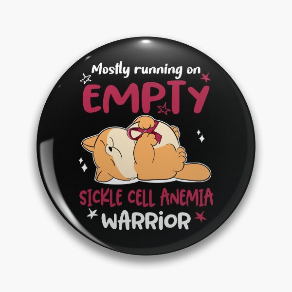 Item preview, Mostly running on Empty Sickle Cell Anemia Warrior designed and sold by ElizabethS809.