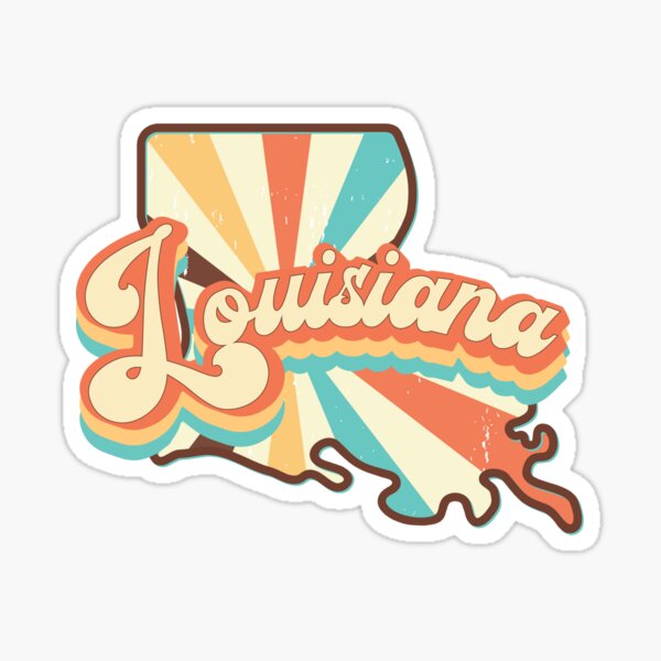 Louisiana Sunset Sticker