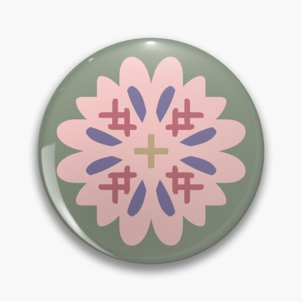 Item preview, Pastel Pink Sewn Floral Pattern designed and sold by Garden-View.