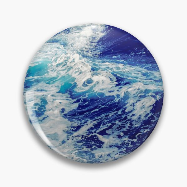 Item preview, Deep Blue Ocean Summer Beach Foamy Waves designed and sold by MyArt23.
