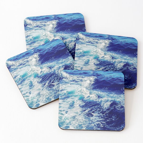 Item preview, Deep Blue Ocean Summer Beach Foamy Waves designed and sold by MyArt23.