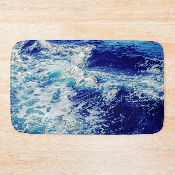 Item preview, Deep Blue Ocean Summer Beach Foamy Waves designed and sold by MyArt23.