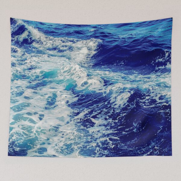Item preview, Deep Blue Ocean Summer Beach Foamy Waves designed and sold by MyArt23.