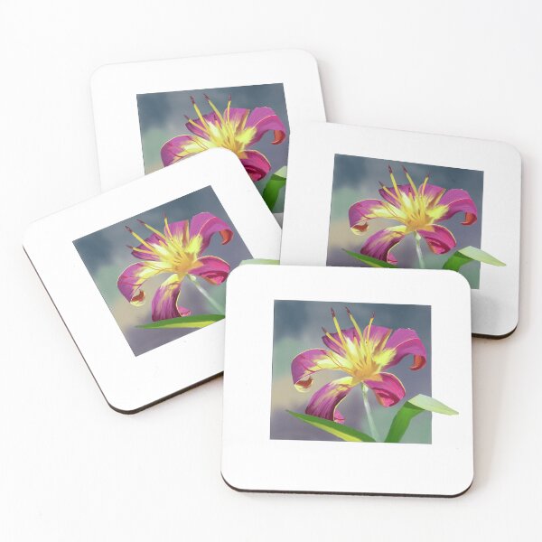 Item preview, Purple Yellow Lily designed and sold by designs-by-ann.
