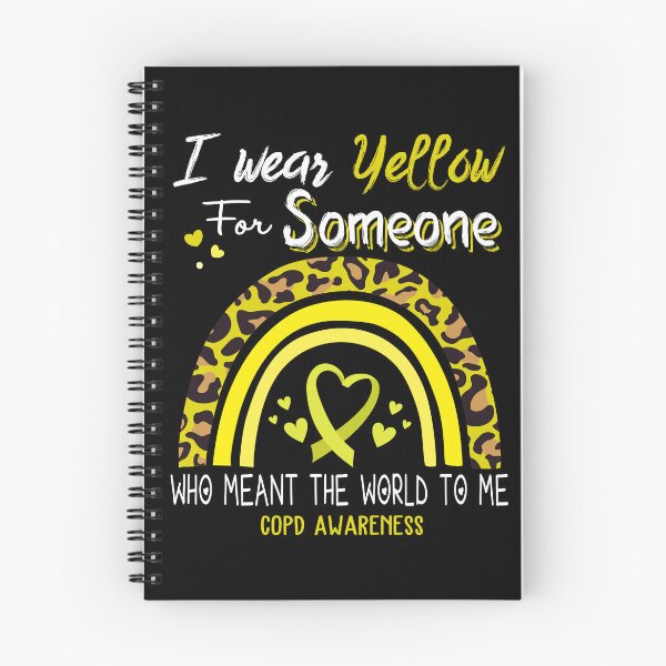 Item preview, COPD Awareness I Wear Yellow for Someone Who Meant The World To Me designed and sold by GennieShop.