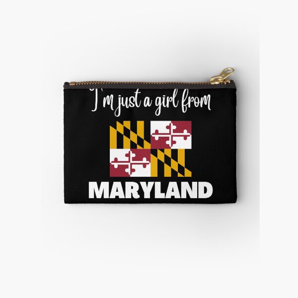 Item preview, I’m just a girl from Maryland- State pride design for women and girls designed and sold by DesignsByDaddy.