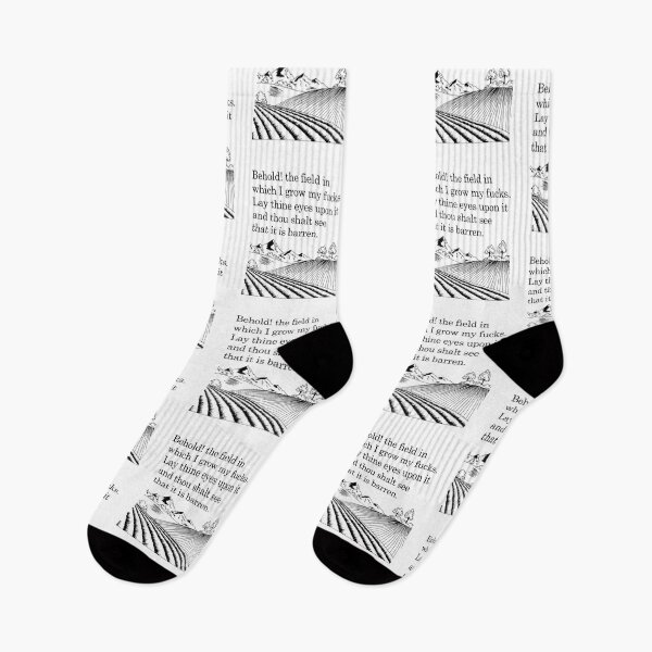 Item preview, Behold! the field in which I grow my fucks. Lay thine eyes upon it and thou shalt see that it is barren.  designed and sold by ThebestishereSG.