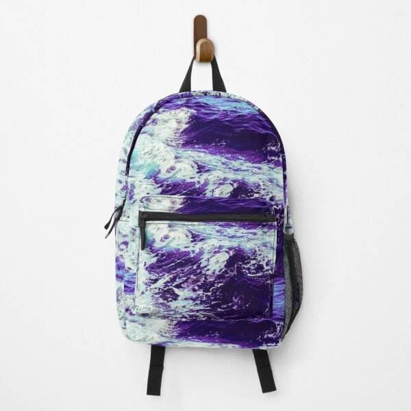 Item preview, Purple Ocean Summer Beach Foamy Waves designed and sold by MyArt23.