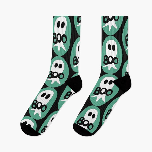Item preview, Cute Halloween ghost cartoon with BOO text  designed and sold by AngelDawnDesign.