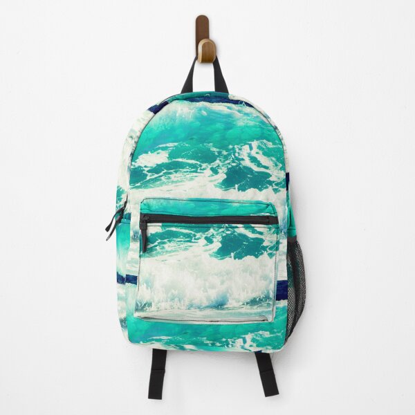 Item preview, Blue Turquoise Ocean Summer Beach Foamy Waves designed and sold by MyArt23.