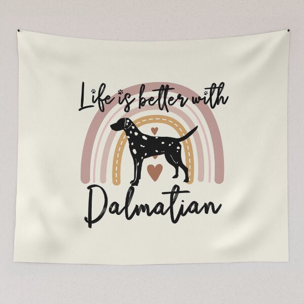 Item preview, Dalmatian Dog Rainbow Aesthetic Boho designed and sold by rafaeltto.