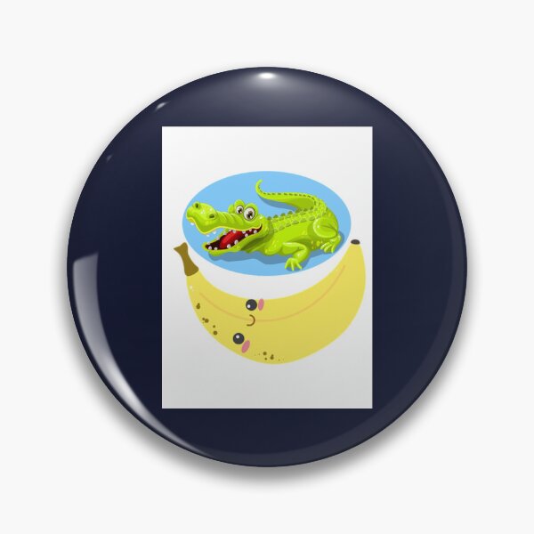 Item preview, The crocodile of the savannah exchanging a beatiful smile with the young banana designed and sold by conradxbswatson.