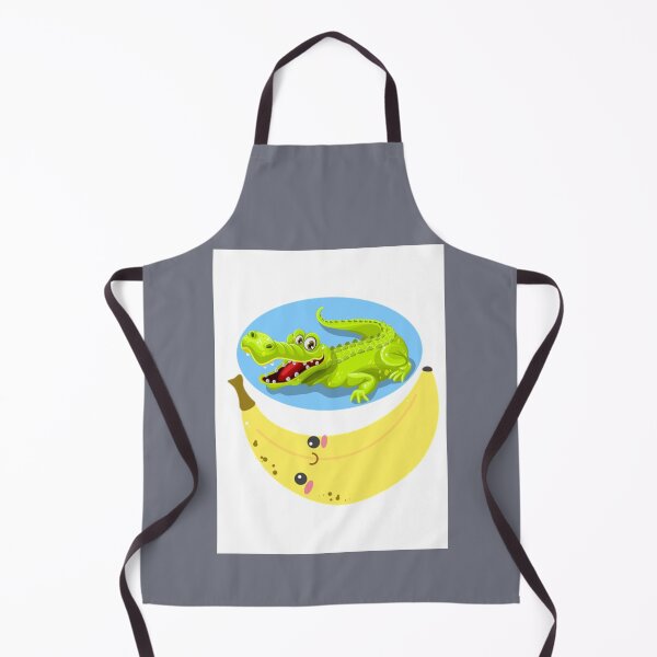 Item preview, The crocodile of the savannah exchanging a beatiful smile with the young banana designed and sold by conradxbswatson.