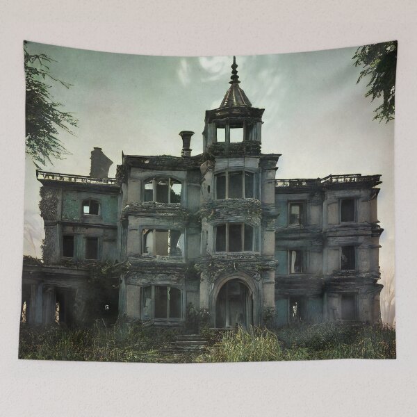Item preview, This Old Haunted Abandoned Mansion, Fantasy Art designed and sold by Itaya Art.