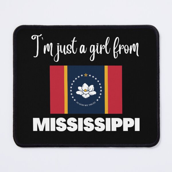 Item preview, I’m just a girl from Mississippi- State pride design for women and girls designed and sold by DesignsByDaddy.