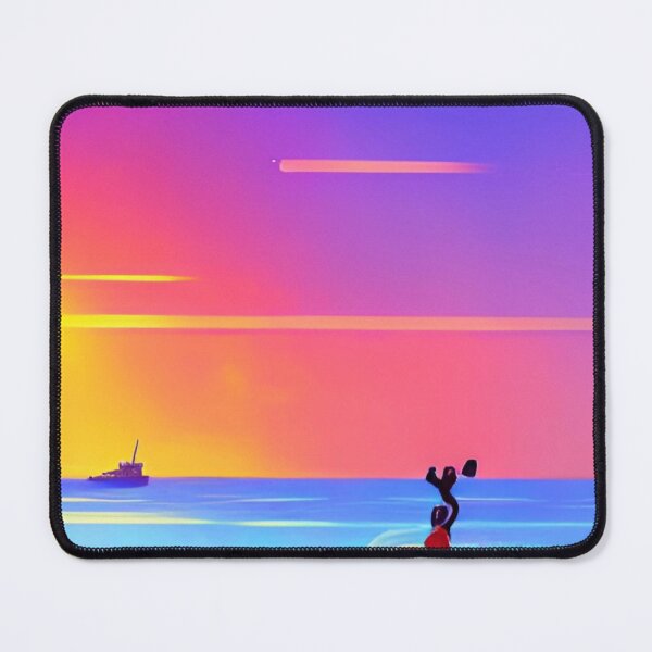 Item preview, PEACEFUL RETRO STYLE MOTORCYCLES AT THE BEACH designed and sold by sailorsam1805.