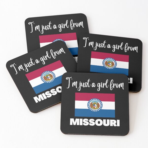 Item preview, I’m just a girl from Missouri- State pride design for women and girls designed and sold by DesignsByDaddy.
