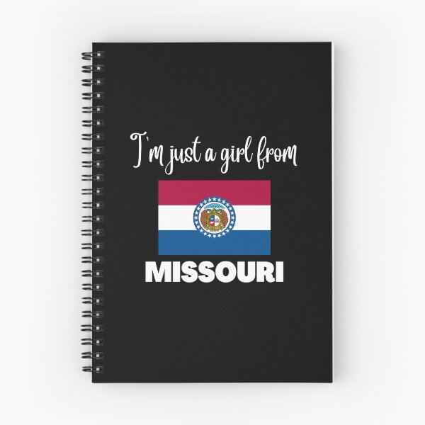 Item preview, I’m just a girl from Missouri- State pride design for women and girls designed and sold by DesignsByDaddy.