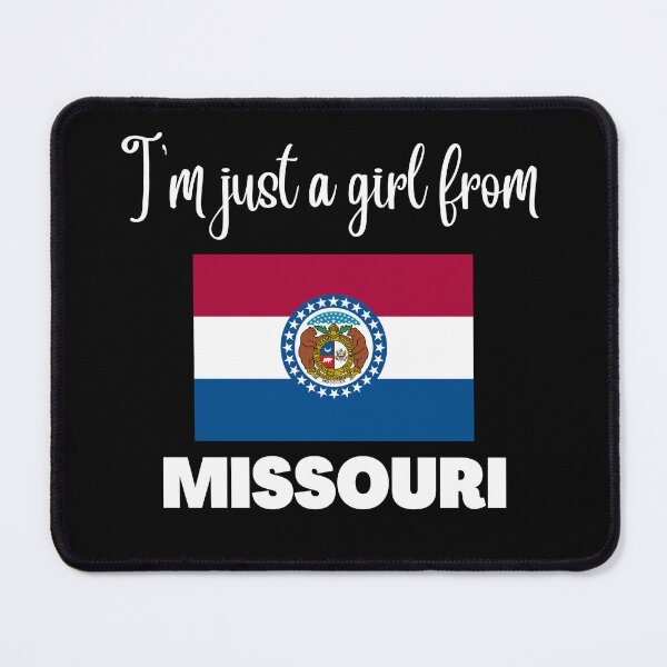 Item preview, I’m just a girl from Missouri- State pride design for women and girls designed and sold by DesignsByDaddy.