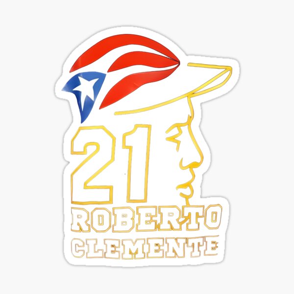 Clemente 21 Sticker for Sale by jortan1