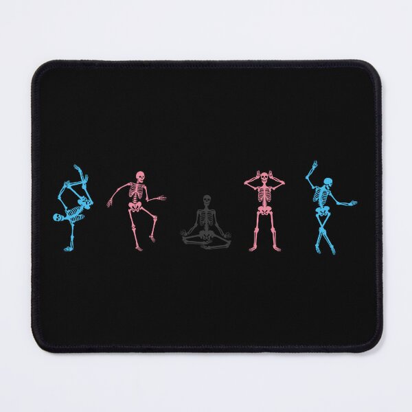 Item preview, Halloween Skeletons Black Trans. Transgender Pride designed and sold by Subtle Pride Shop.