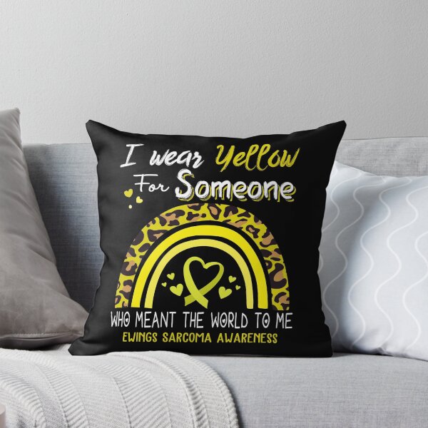 Item preview, Ewings Sarcoma Awareness I Wear Yellow for Someone Who Meant The World To Me designed and sold by GennieShop.