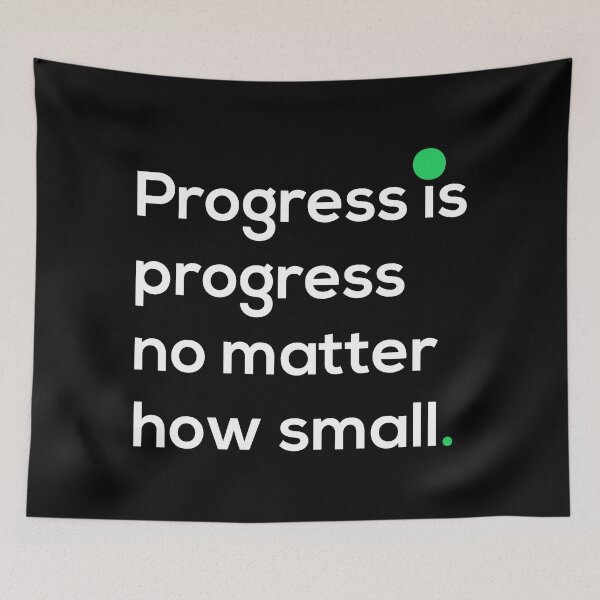 Item preview, Progress is progress no matter how small designed and sold by quotysalad.