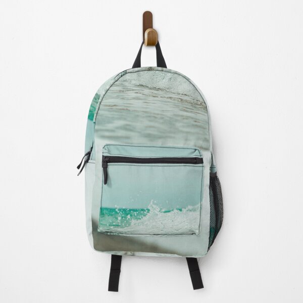 Item preview, Green Turquoise Ocean Summer Beach Foamy Waves with Beige Sand designed and sold by MyArt23.