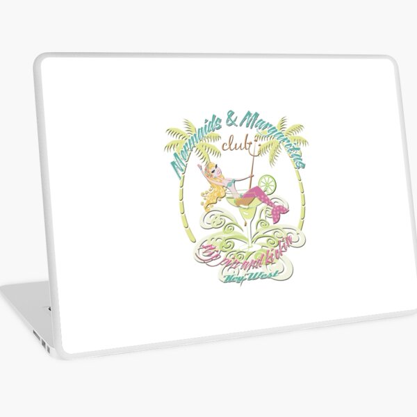 Margaritas Mermaid Laptop Skin
