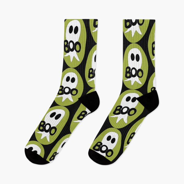 Item preview, Cute Halloween ghost cartoon with BOO text  designed and sold by AngelDawnDesign.