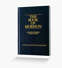 Buch Mormon Grußkarte
