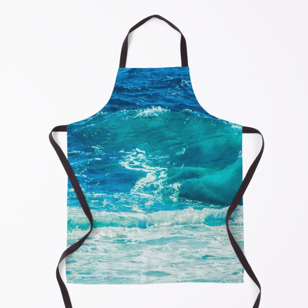 Aperçu de l'œuvre Bleu Vert Turquoise Océan Été Plage Vagues Mousseuses créée et vendue par MyArt23.