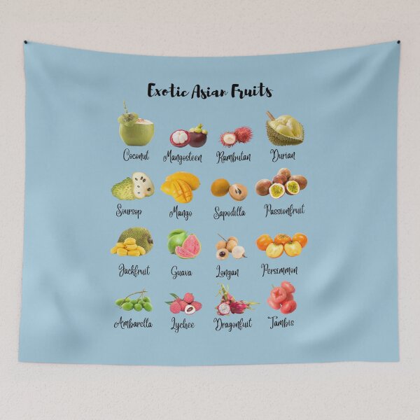 Item preview, Exotic Asian Fruits Photographed Images designed and sold by IncrediMi.