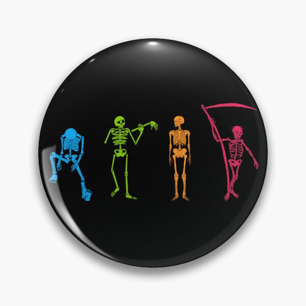 Item preview, Halloween Pan Romantic Skeletons. Panromantic Pride designed and sold by Subtle Pride Shop.