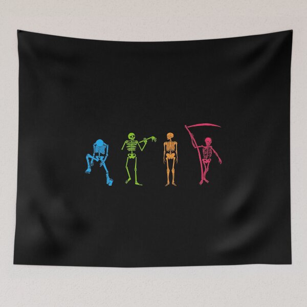 Item preview, Halloween Pan Romantic Skeletons. Panromantic Pride designed and sold by Subtle Pride Shop.