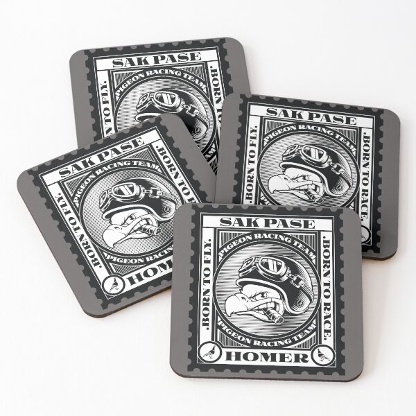 Item preview, SAK PASE HOMER PIGEON RACING TEAM B/W designed and sold by Stanley Lambert.