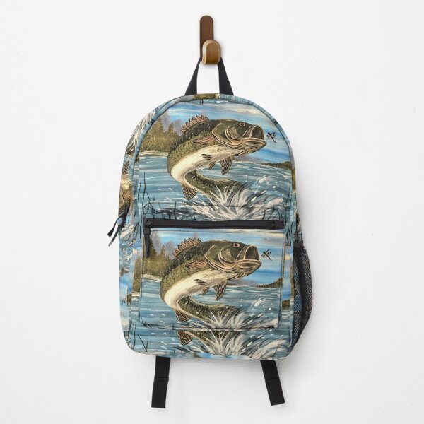 Item preview, Largemouth Bass Jumping  designed and sold by SistersInArtN.