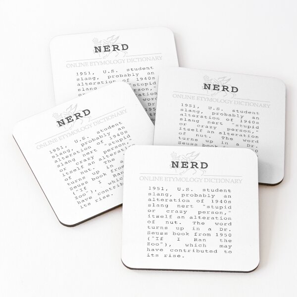 Item preview, Nerd Etymology - Etymonline Online Etymology designed and sold by Talia Felix.