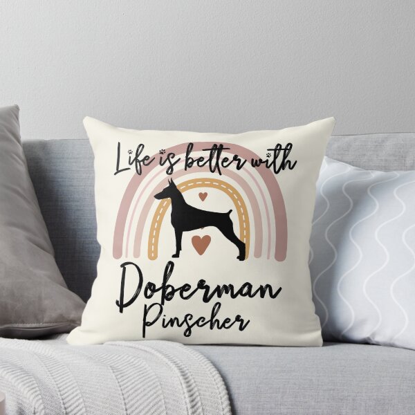 Item preview, Doberman Pinscher Dog Rainbow Aesthetic Boho designed and sold by rafaeltto.
